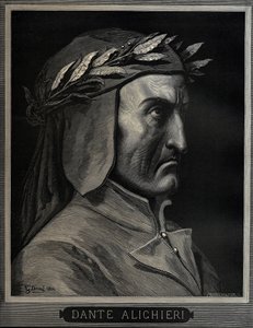 Dante Alighieri 1265-1321, 1860 av Gustave Dore