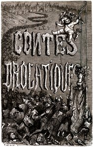 Frontispice för Drolatic Tales of Honore de Balzac av Gustave Dore
