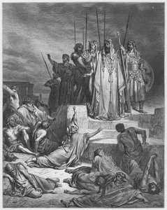 Gustave Dore Bibeln: Hungersnöden i Samarien av Gustave Dore
