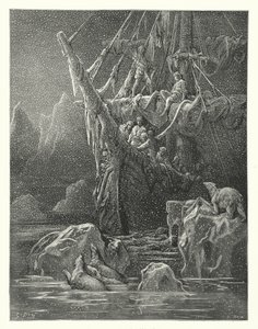 Gustave Dore-illustration till Coleridges Rime of the Ancient Mariner (gravyr) av Gustave Dore