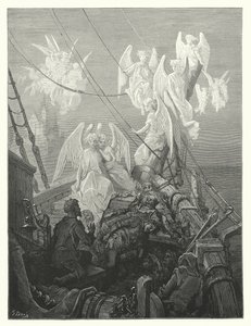 Gustave Dore-illustration till Coleridges Rime of the Ancient Mariner (gravyr) av Gustave Dore