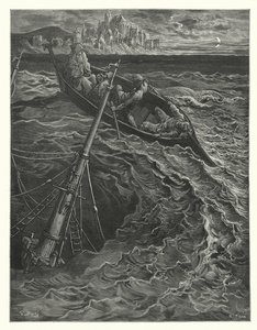 Gustave Dore-illustration till Coleridges Rime of the Ancient Mariner (gravyr) av Gustave Dore