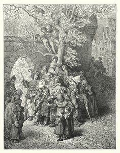 Gustave Dore-illustration till Coleridges Rime of the Ancient Mariner (gravyr) av Gustave Dore
