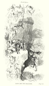 Hans och hans fånge (gravyr) av Gustave Dore