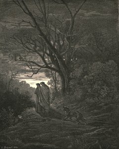 Han, snart han såg att jag grät, c1890. av Gustave Dore