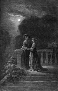 Illustration av Gustave Dore av boken Kapten Fracasse av Theophile Gautier av Gustave Dore