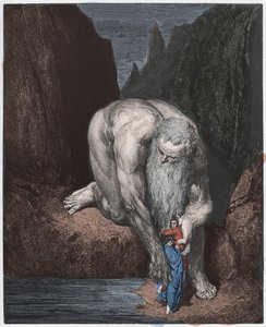Inferno, Canto 31 : Jätten Antaeus av Gustave Dore