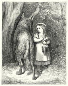 Le Petit Chaperon Rouge; Lilla Rödluvan av Gustave Dore