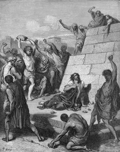 St Stephens martyrskap av Gustave Dore