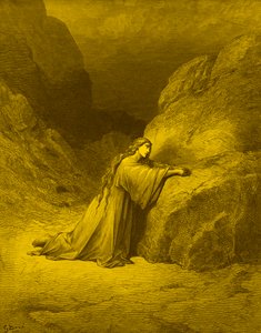 Maria Magdalena, den ångerfulla syndaren - Bibeln av Gustave Dore