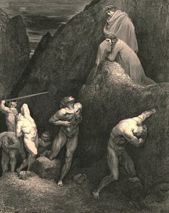 Markera nu hur jag sliter mig! se! Hur är Mahomet manglad!, c1890. av Gustave Dore