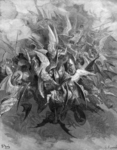 Paradise Lost: The Battle of the Angels. av Gustave Dore