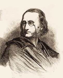 Porträtt av Jacques Offenbach 1819-1880, 1860. av Gustave Dore