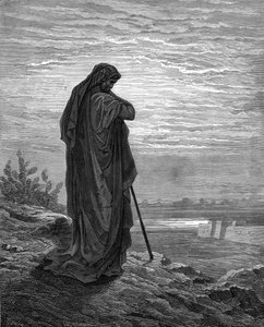 Profeten Amos, gravyr av Gustave Doré - Bibel av Gustave Dore