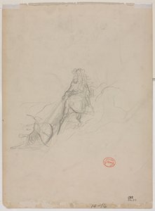 Skiss av jaktscen, ca. 1868. av Gustave Dore