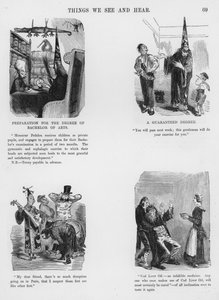 Sketches Humorous and Grotesque av Gustave Dore (gravyr) av Gustave Dore