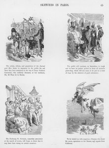 Sketches Humorous and Grotesque av Gustave Dore (gravyr) av Gustave Dore