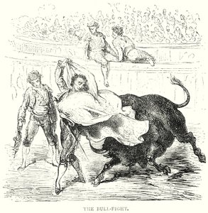 Tjurfäktningen (gravyr) av Gustave Dore