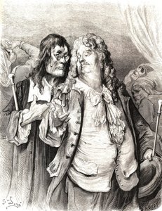 Läkarna, 1800-talet. av Gustave Dore