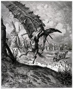 Kanalens geniala Hidalgo Don Quijote av Miguel de Cervantes av Gustave Dore