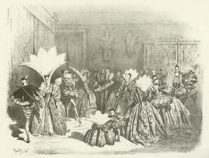 Jig-A Ball under Henry III:s regeringstid (gravyr)