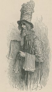 Tidningsförsäljaren av Gustave Dore