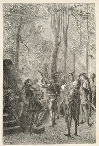 The Joicing of Sir Gareths Marriage, från Stories of the Days of King Arthur av Charles Henry Hanson, pub.1898 av Gustave Dore