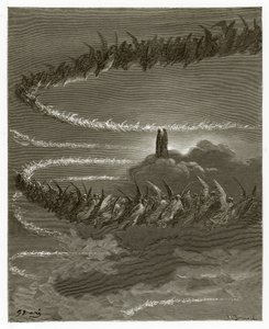 Andarna i Jupiter av Gustave Dore