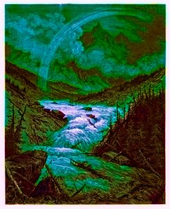 Mississippis bifloder, illustration från 