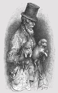 "The West End Dog Fancier", 1872. av Gustave Dore