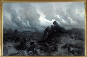 Gåtan. Målning av Gustave Dore (1832 - 1883) av Gustave Dore