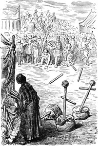 "Tre sticks a Penny", 1872. av Gustave Dore