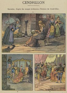 Cendrillon (färg litho) av Gustave Fraipont
