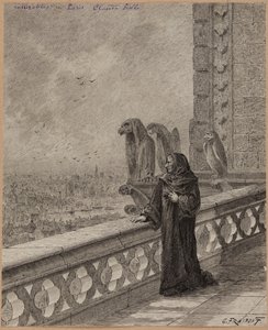 Claude Frollo. av Gustave Fraipont
