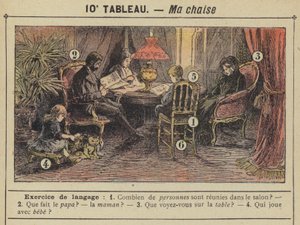 Ma chaise (colour litho) av Gustave Fraipont