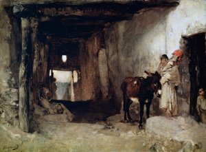 Ett hus i Sahara, 1880-talet.