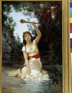 Ung orientalisk lavendel. Målning av Gustave Guillaumet (1840-1887). cm 75x49 Obligatoriskt omnämnande: Samlingsstiftelsen hälsningar från Provence, marseille