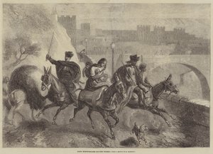 Gipsy Horsedealers lämnar Toledo av Gustave Janet