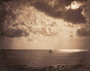 Briggen på vattnet av Gustave Le Gray
