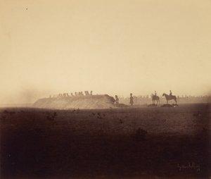 Kavalleriets manövrar, 3 oktober av Gustave Le Gray