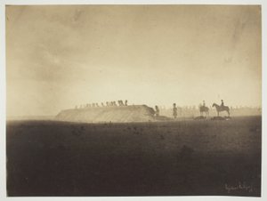 Chalons Encampment: Manövrar den 3 oktober av Gustave Le Gray