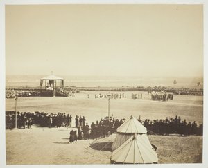Mässa, Camp de Chalons, 1857. av Gustave Le Gray