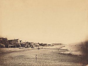 Stranden vid Saint-Adresse av Gustave Le Gray