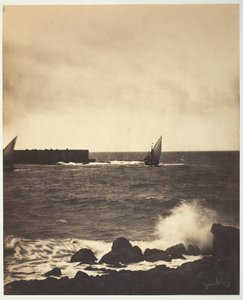 The Breaking Wave, 1857. av Gustave Le Gray