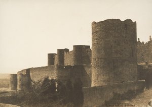 Vallarna i Carcassonne, 1851. av Gustave Le Gray