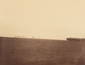 [Trupper längs horisonten] av Gustave Le Gray