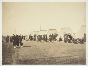 Namnlös [Zouaves], 1857. av Gustave Le Gray