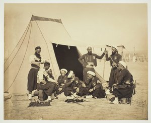 Untitled Zouaves, 1857. av Gustave Le Gray