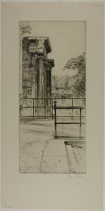 Ruinerna av de gamla Tuilerierna, Paris