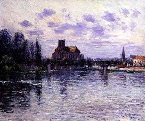 Auxerre katedral av Gustave Loiseau